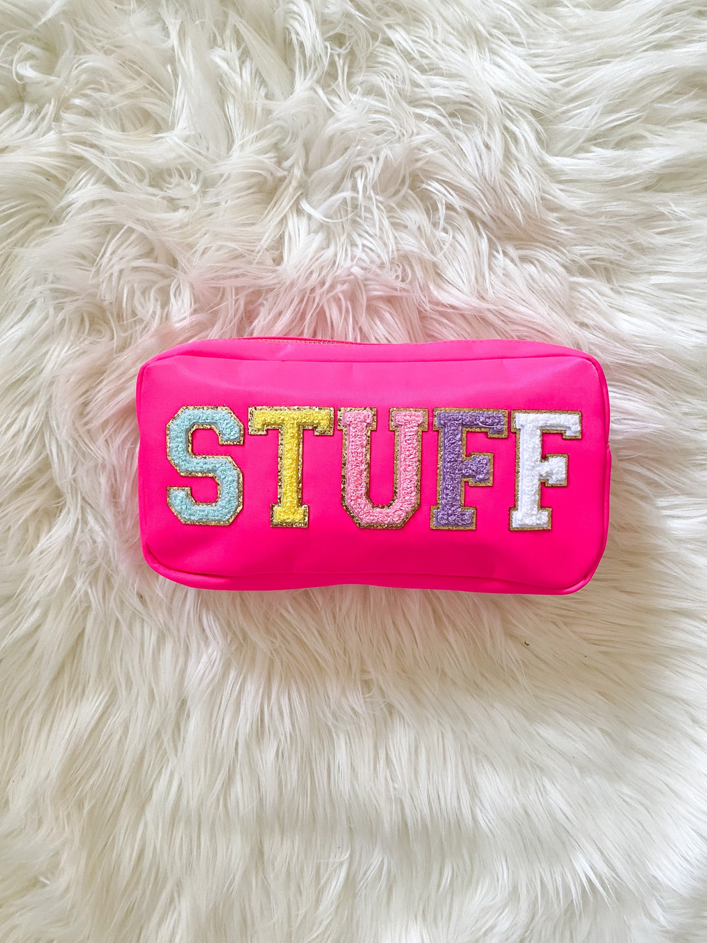 STUFF Nylon Pouch With Patches